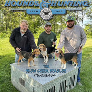 Don't forget to check out our latest issue featuring The Snow Creek Beagles (#teamrunemdown) and the National Kennel Club NKC/ARHA Little Pack on the covers with 10 pages of the World Hunt Results following