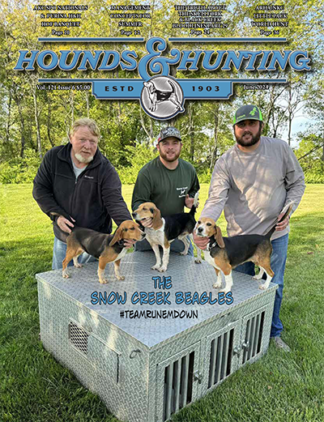 Don't forget to check out our latest issue featuring The Snow Creek Beagles (#teamrunemdown) and the National Kennel Club NKC/ARHA Little Pack on the covers with 10 pages of the World Hunt Results following