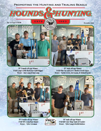 Print December Hounds & Hunting