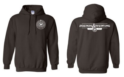 HH Logo Dark Brown Hoodie Sweatshirt Small through 5XL