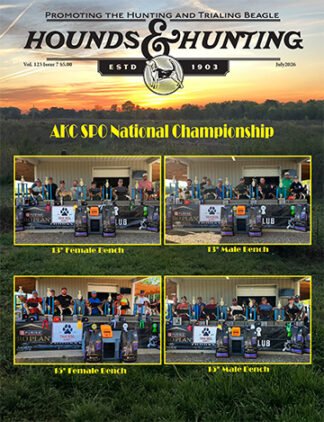 This issue delivers full coverage of the 2026 AKC SPO National Championship, the Purina Awards & Hall of Fame Banquet, and the stories that continue to shape the beagling community.